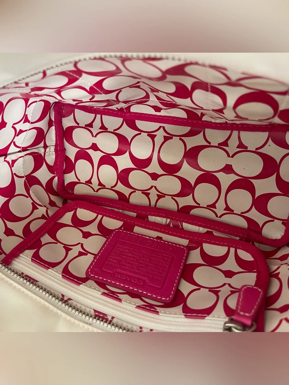 Coach canvas tote